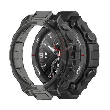 

Transparent Watch Case for Amazfit T-Rex A1918 Transparent Watch Case Protective Cover Replacement Frame Shell for Xiaomi