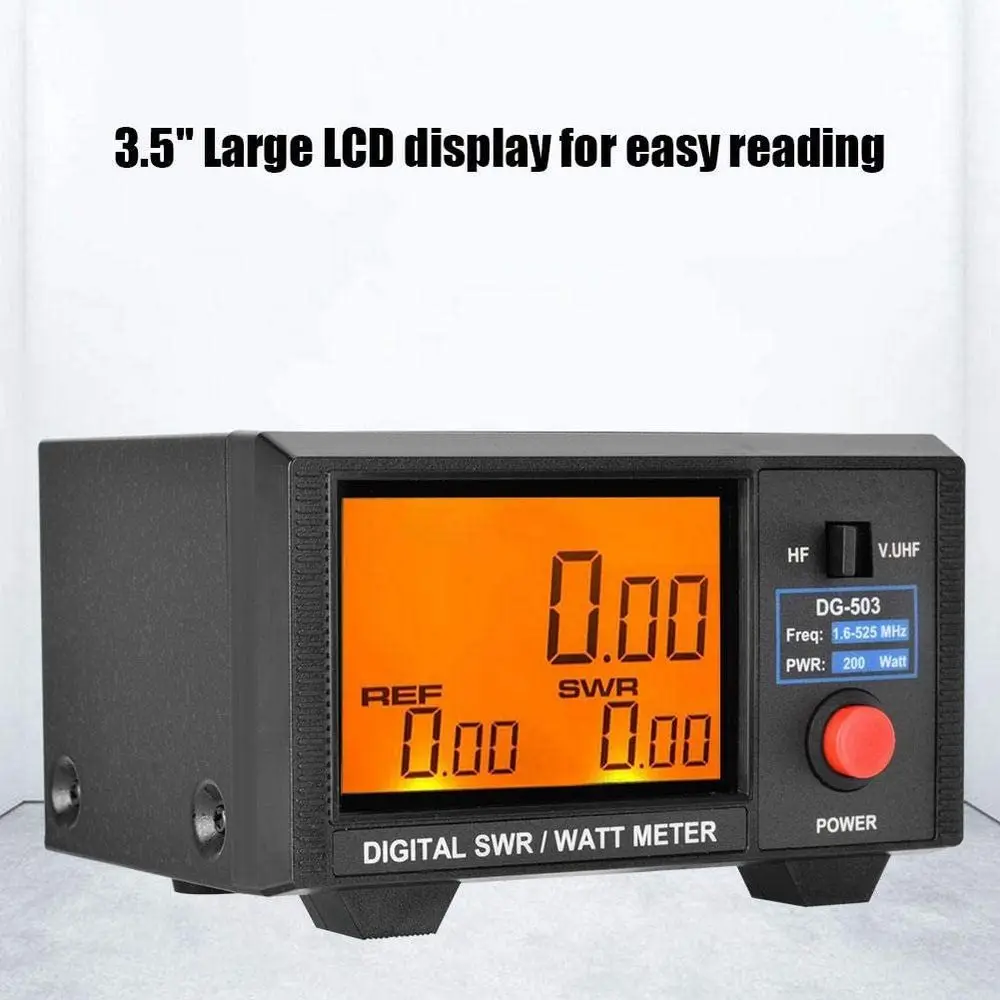 Оригинальный цифровой ЖК дисплей Nissei 3 5 &quotSwr &amp Wattmeter 1 6 60 МГц/125 525 МГц для
