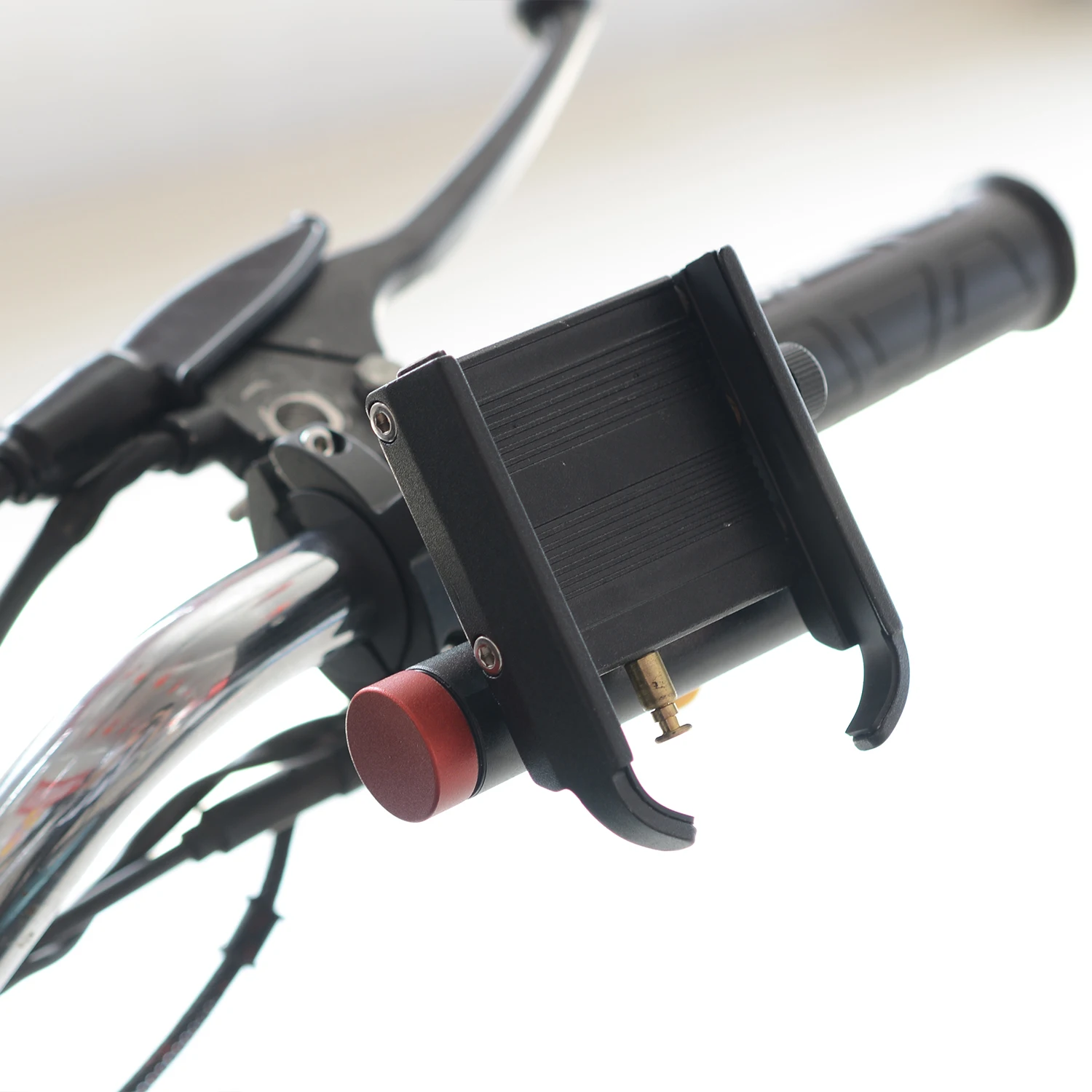 Алюминиевый мотоциклетный держатель для телефона QC3.0 quick charge Moto Руль заднего вида кронштейн Подставка, с небольшой зарядкой сокровище