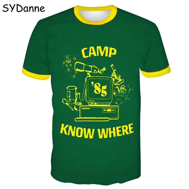 

Stranger Things T shirt Dustin Hat Cap Men Summer Shirt Tops Stranger Things 3 Halloween Christmas T-shirt Costume Boys Girls