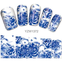 3d em relevo etiqueta do prego adesivo flor diy design padrão de flor manicure slider dicas da arte do prego decorações decalques(China)