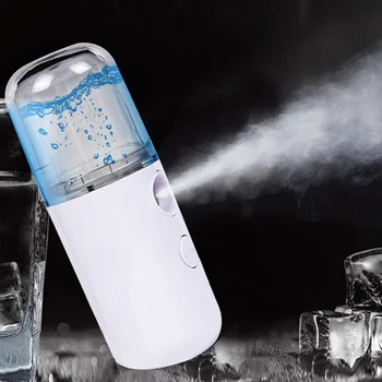 

30ML Mini Nano Facial Sprayer USB Nebulizer Face Steamer Humidifier Hydrating Anti-aging Wrinkle Women Beauty Skin Care Tools