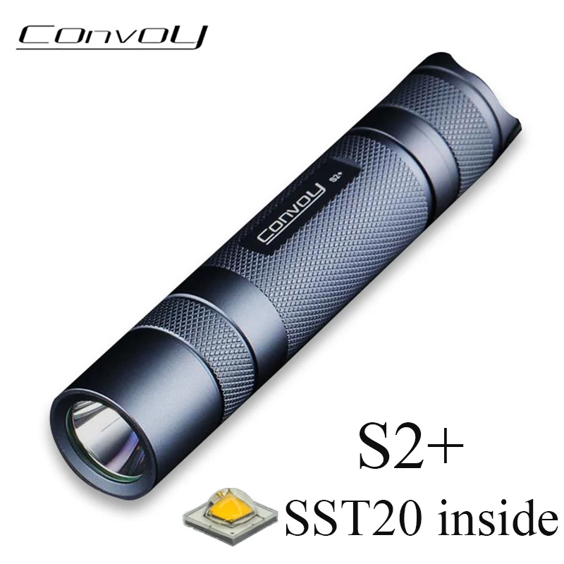 Конвой S2 + SST20 вспышка светильник Linterna Фонарик светодиодный 18650 печатные платы с