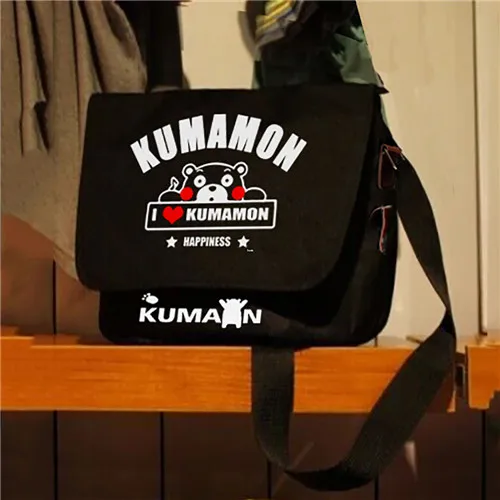 MeanCat KUMAMON Crossbody Bag for Children Students Light in Dark Messenger Bag - Цвет: D