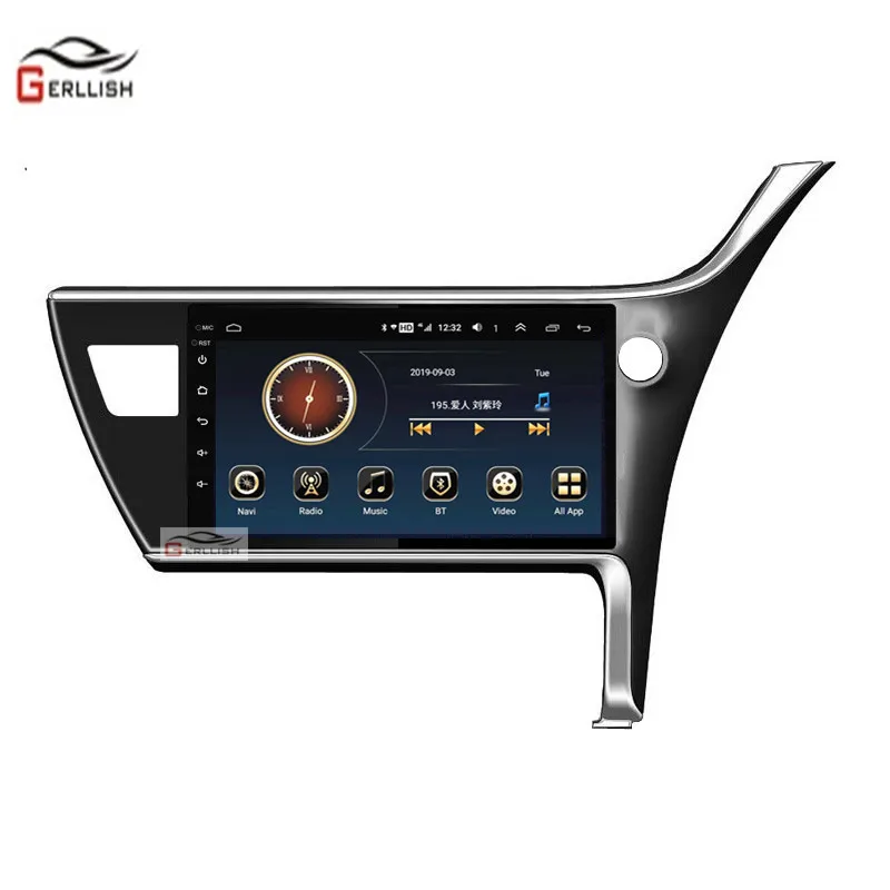 

10.2 "Quad Core Android 8.1 Car Multimedia Radio GPS for Toyota Corolla 2017 , 2018, 2019 with car with Android play