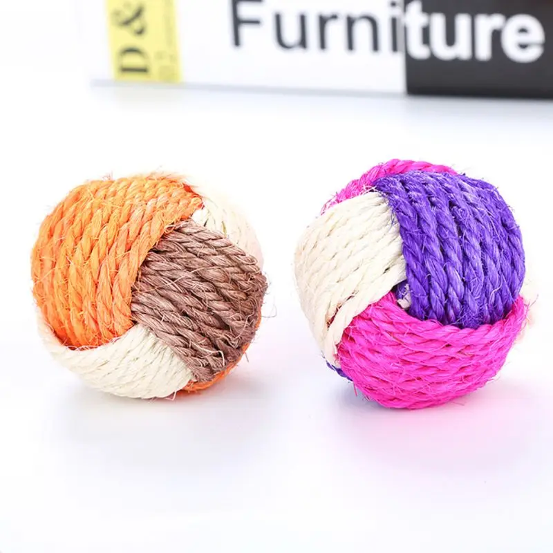 

Cat Claw Grinding Paw Ball Funny Pet Interactive Toys Chewing Game Rattle Catching Exercise Balls