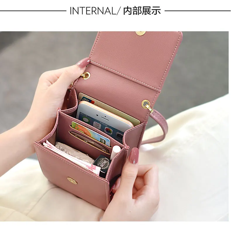 xiaomi leather case glass Mini Crossbody Bags for Women Phone Bag For iPhone 11 pro max 8 For Samsung Small Female Shoulder Handbags wallet For lg stylo 4 xiaomi leather case charging