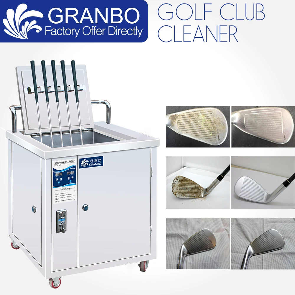 ^*Best Offers Granbo 49L New Ultrasonic Cleaner Bath 1000W Golf Balls Golf Groove Stains Remove Digital Heating Timer Sport Club use Cleaner