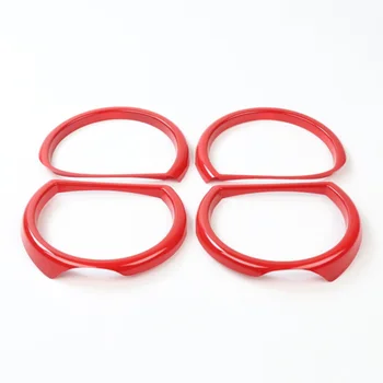 

Accessories Headlight Lamp Cover Trim Decor For Dodge Challenger 2015-19