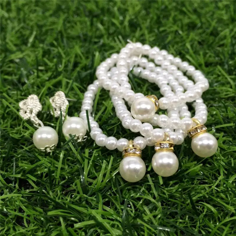 Jual Doll Accessories Pearl Necklace 
