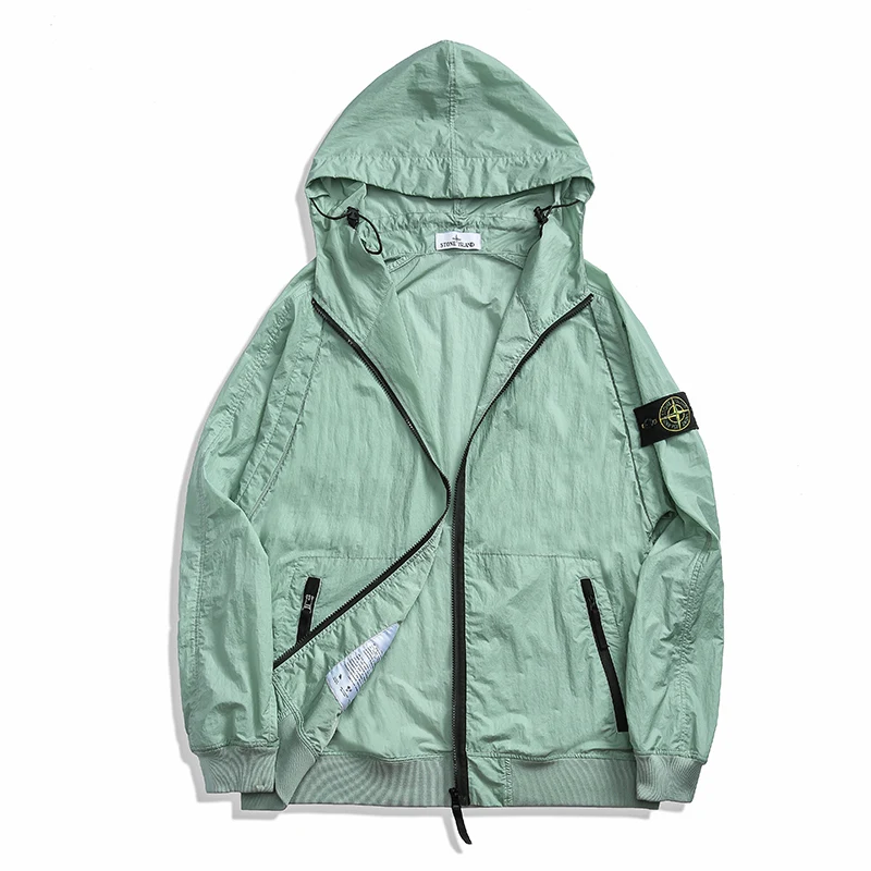 

New style thin breathable loose hooded jacket jacket casual long-sleeved zipper jacket jacket for men and women couple hoodies