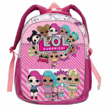 

12.5 inch Fashion LOL Doll School Bags for Girls Children Schoolbags Cartoon Animals Book Pack Kids Backpacks Mochila Escolar