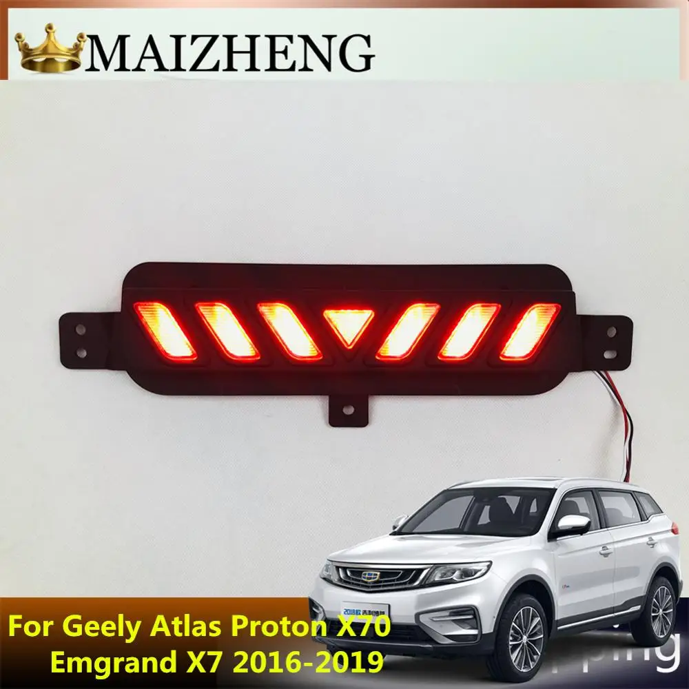 Для Geely Atlas Boyue NL3 SUV Proton X70 Emgrand X7 2016 2017 2018 2019 задняя лампа стоп светильник