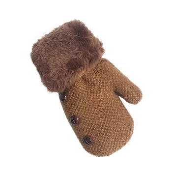 

New Baby Gloves Mittens Children Mittens Winter Knitted Gloves Baby Girl Boy Warm Gloves
