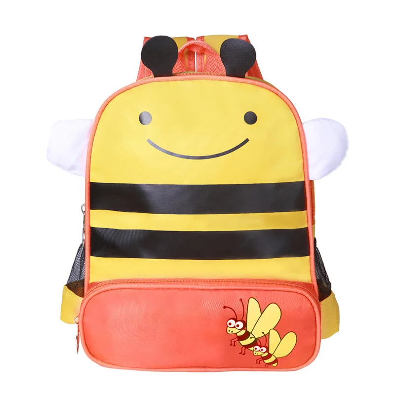 S3018-bee Школьные ранцы для мальчиков и девочек 3-7 лет, водонепроницаемые Рюкзаки, Детская сумка на ремне, детская плечевая сумка ранец, рюкзак - Цвет: S3018-bee
