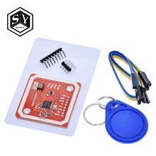 Ótimo modulo de utilizador sem fio, pn532 nfc v3 kits de usuário leitor modo ic s50 cartão pcb atenna i2c iic spi hsu para arduino