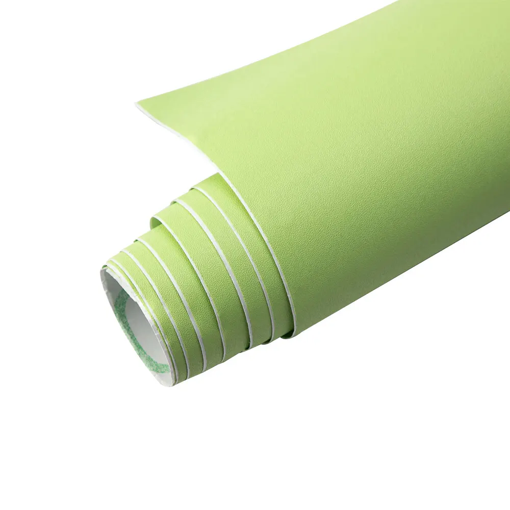 DIY водостойкая виниловая наклейка на стену, декоративная пленка, самоклеющиеся обои в рулоне для кухонной мебели, блестящая ПВХ наклейка s - Цвет: Green