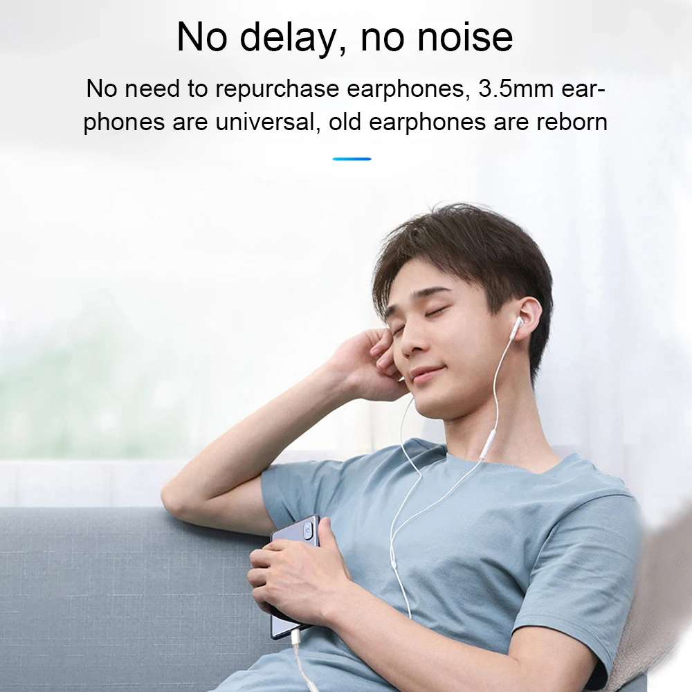 FDBRO New 32bit 384kHz Digital Decoder AUX Converter HIFI DAC Earphone Amplifier USB Type C To 3 5mm Headphone Audio Adapter