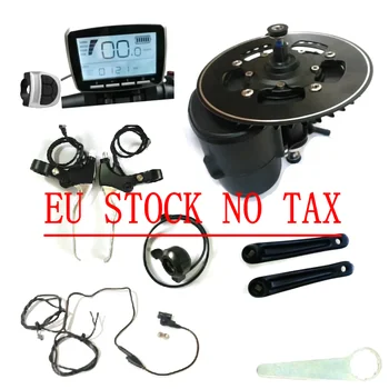 

EU no Tax Tongsheng TSDZ2 ebike Kit Motor Torque Sensor 36V 48V 52V Ebike Motor With Thumb Throttle and Cutoff Brake Level