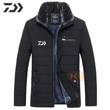 Daiwa – vêtements de pêche en velours épais pour hommes, en coton chaud, décontracté, Sport de plein air, nouvelle collection hiver 2022 