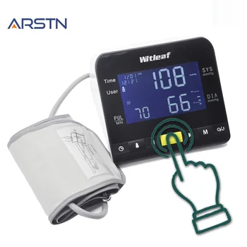 

Big!! 5.5in LCD Tonometer Blood Pressure Monitor Medical Equipment Blood pressure Meter Sphygmomanometer Pluse Rate Larger Cuff