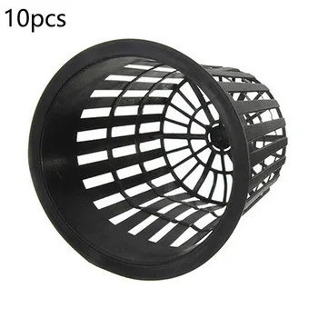 

10Pcs Mesh Cup Hydroponic Soilless Cultivation Root Control And Planting Baskets Garden Supplies 2020