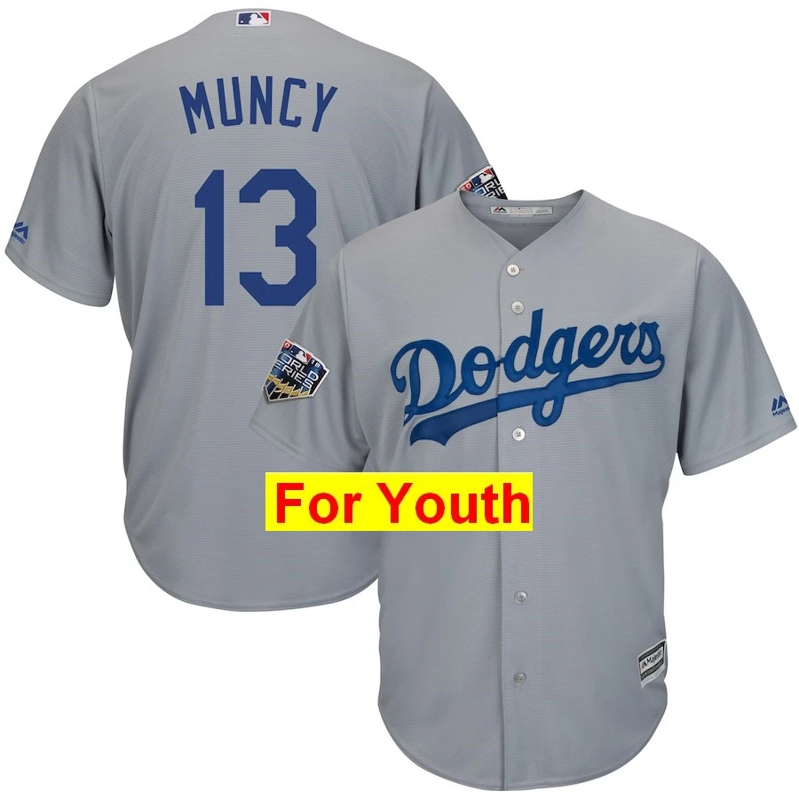 Молодежная Джерси#8 Manny 27 Matt Kemp 74 Jansen 13 Max Muncy 66 Yasiel Puig 01 World - Цвет: Розовый