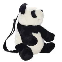 Cute Cartoon Dinosaur Panda Avocado Dogs Plush Backpack Kid's Soft Animal Toys Stuffed Shoulder Bag For Children Boy Girl Gift