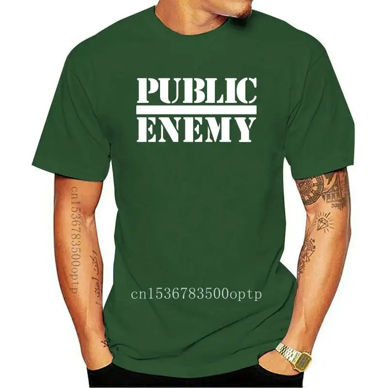 New PUBLIC ENEMY men T SHIRT Chuck D, Flavor Flav, Professor Griff