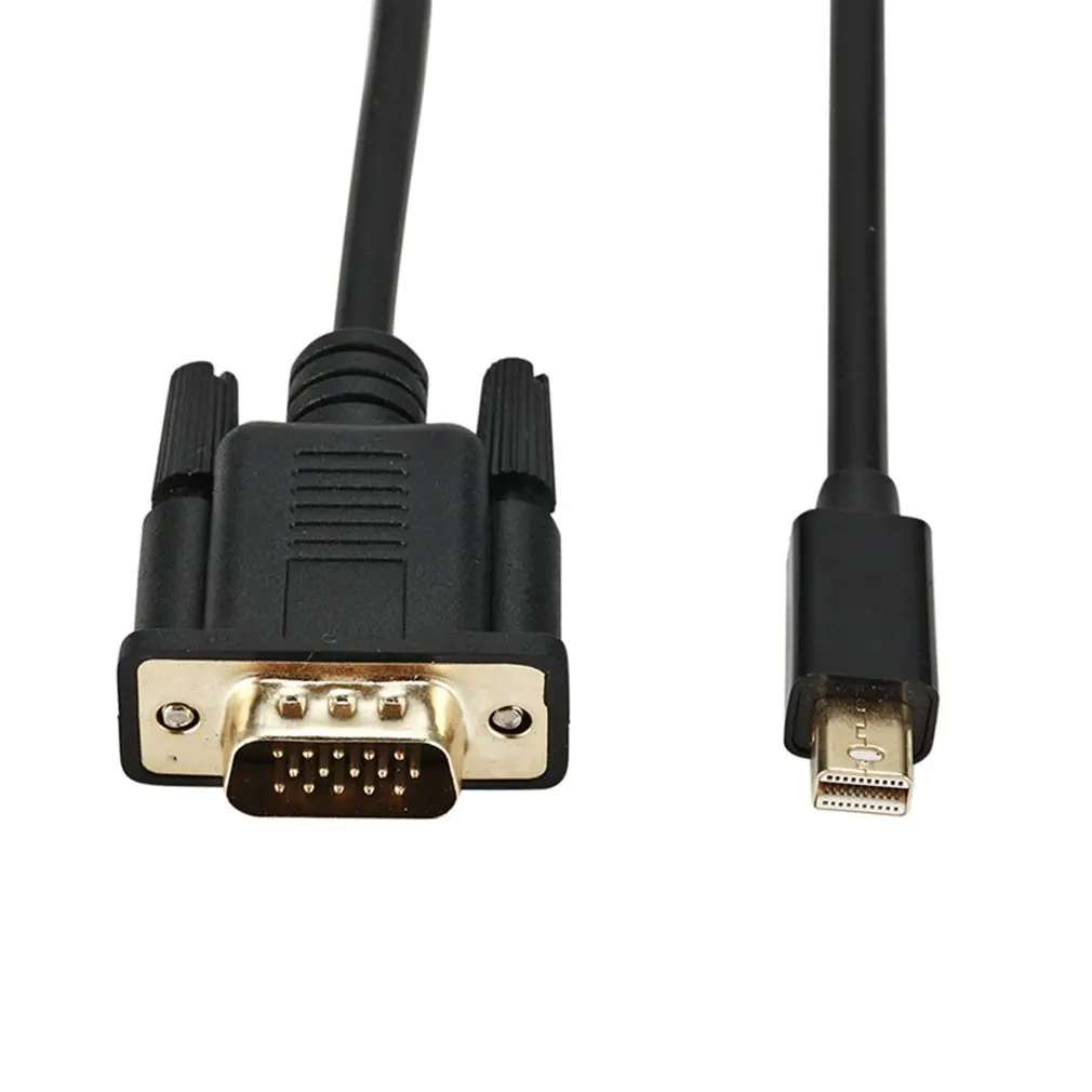 Mini Dsiplayport DP Thunderbolt to VGA Male Adapter Cable Converter for Mac 1.8m