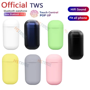 

Tws Wireless Headphone Bluetooth Earphones 3D Stereo Sound i12 Headset sports colorful earbuds For Iphone Xiaomi Samsung Huawei