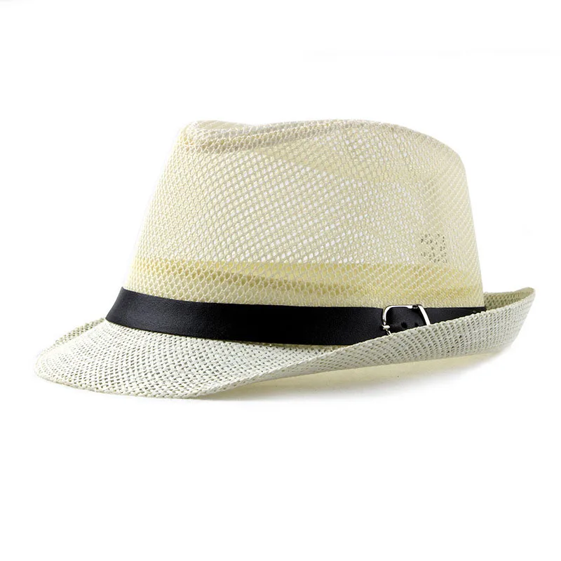 Модные соломенные Fedoras Открытый Топ Jazz Hat Весна Лето Bowler шляпы кепки классический вариант Шляпы Повседневная пляжная шляпа для мужчин и женщин