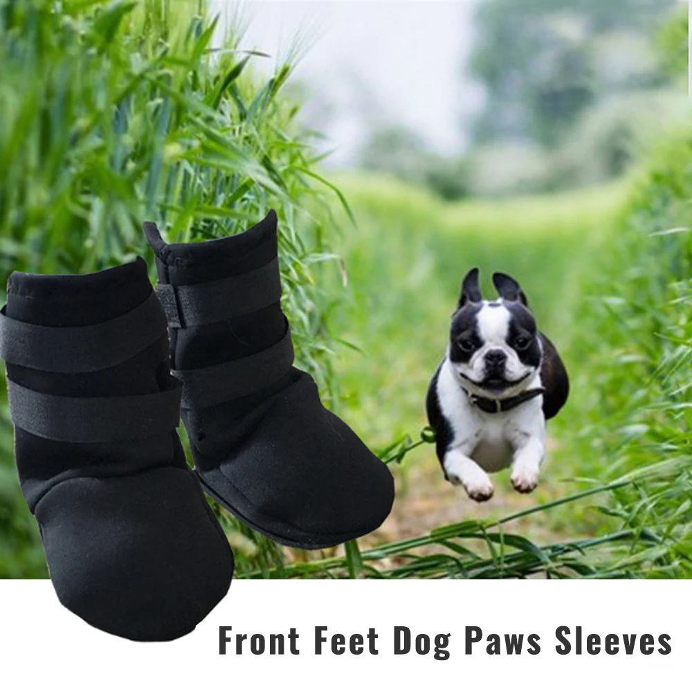 Pet Dog Front Feet Paws Cover Breathable Dogs Boots Prevent Scratching