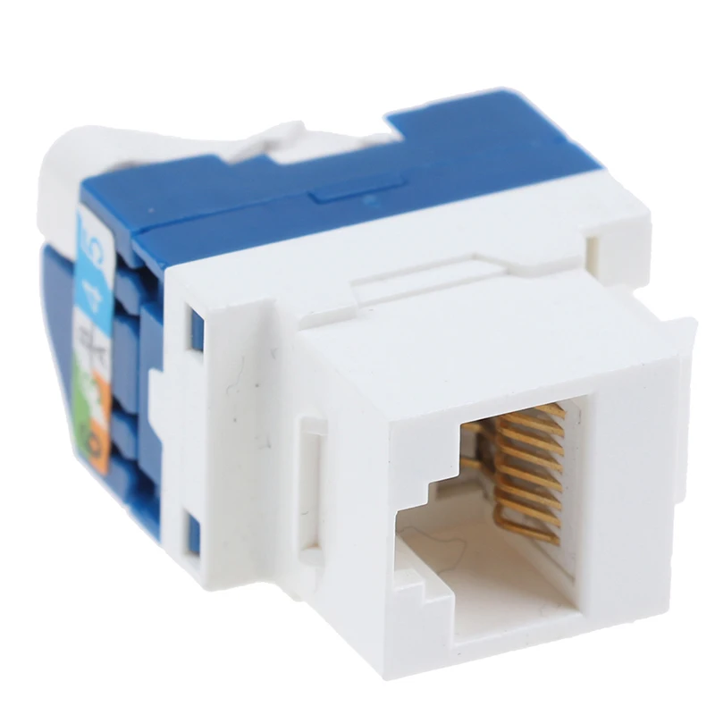 1 шт. CAT6 инструмент меньше Keystone Jack, AMPCOM RJ45 самоблокирующийся Cat.5e Keystone модуль адаптер без пробивочного инструмента необходимые муфты