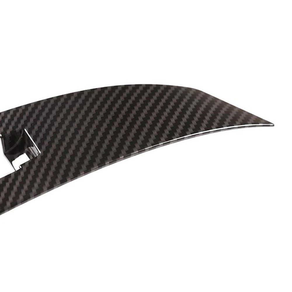 Углеродное волокно ABS оконная отделка кнопки выключателя подъема для BMW 5 серии E60