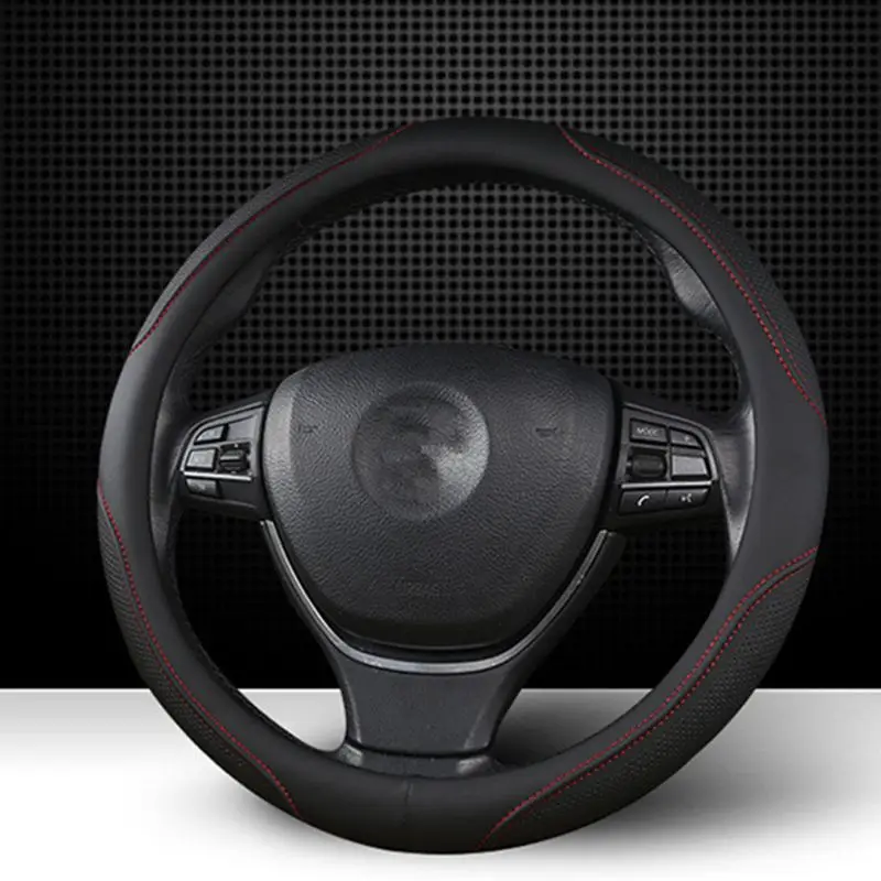 

Universal Car Steering Wheel Cover 15 inch Breathable Anti Slip Covers