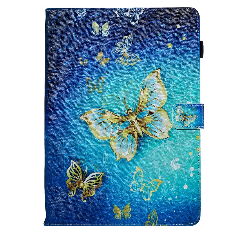 Wekays Coque для iPad 10,2 с рисунком бабочка кожаный чехол для iPad 10,2 7th поколения A2200 A2198 A2232 крышка чехол s