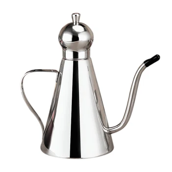 

500ML Seasoning Storage Container Vinegar Dispenser Stainless Steel Oil Bottle Kitchen Teapot Condiment Dispenser Non-Toxic Dust