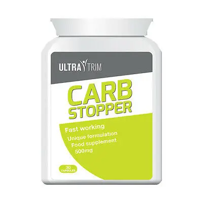 

ULTRA TRIM CARB STOPPER -CARB BLOCKER PILL WEIGHT LOSS MAX
