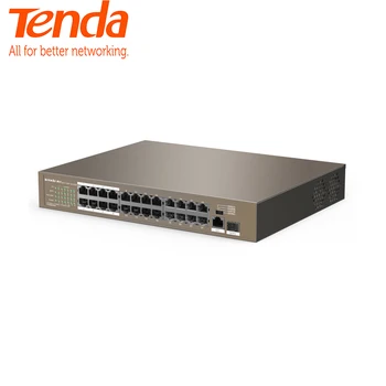

Tenda TEF1126P-24-250W Ethernet Network Switch 24Ports,225W PoE power supply,VLAN,PLUG AND PALY
