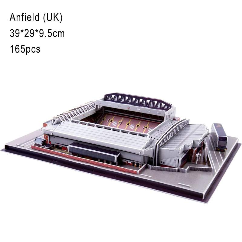 DIY 3D Puzzle Jigsaw World Football Stadium European Soccer Playground Assembled Building Model Puzzle Toys for Children GYH - Color: 108