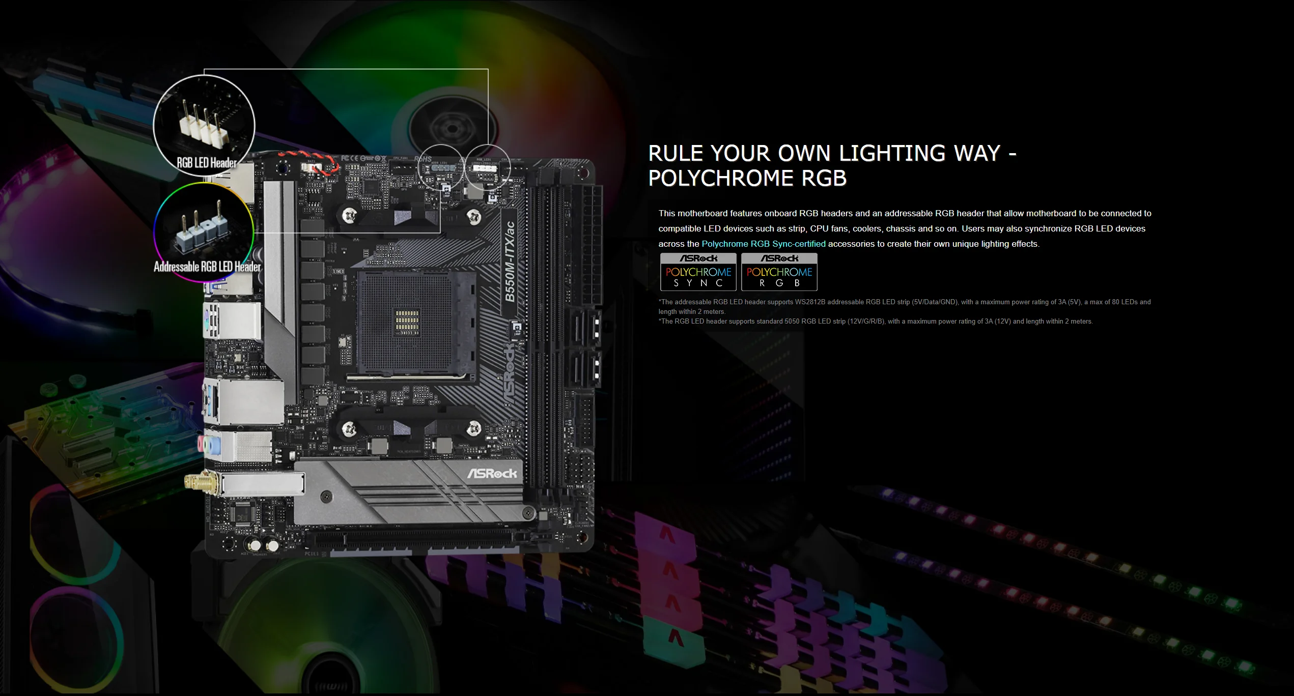 ASROCK B550M-ITX/ac New Mini-ITX AMD B550 DDR4 4733+ (OC)MHz