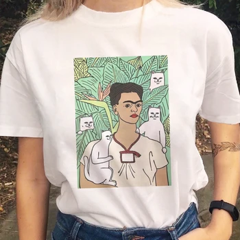 

Magic Streetwear Style RIP N DIP Clothes Korean T-shirt Women Print Funny Cartoon Cat Tshirt Ulzzang Hug The Cat Female T-shirt