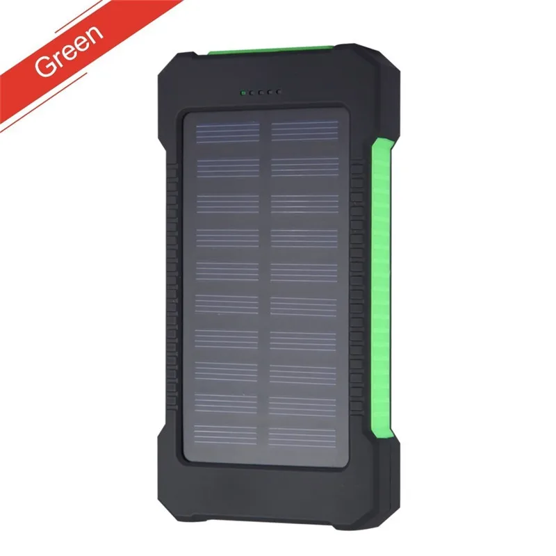 Green 30000mAh Solor power Bank 30000 мАч Внешний аккумулятор для мобильного телефона портативное быстрое зарядное устройство цифровой дисплей для всех смартфонов внешний аккумулятор - Цвет: Green 30000mAh