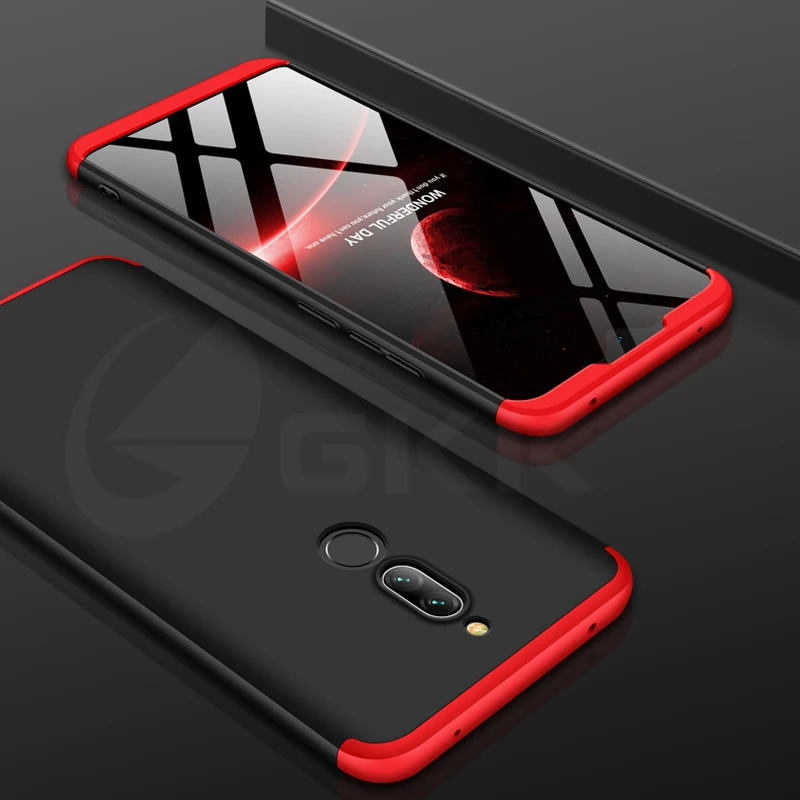 GKK, чехол для Xiaomi Redmi 8, 8A, чехол 360, полная защита, Тонкая Броня, ударопрочный, жесткий, матовый чехол для Redmi 8, 8A, чехол, Funda