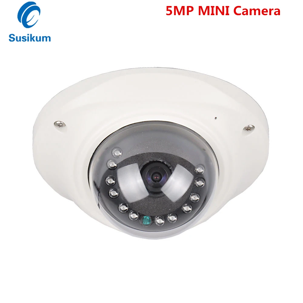 5MP MINI AHD Camera 180 Degree 1.7mm Fisheye Lens Metal Dome Surveillance Analog Security Camera With OSD Menu