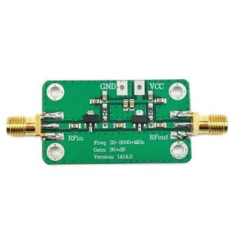 

20-3000MHz Wideband RF Low Noise Amplifier Radio Frequency LNA Gain: 35DB Transmitter RF Power Amplifier