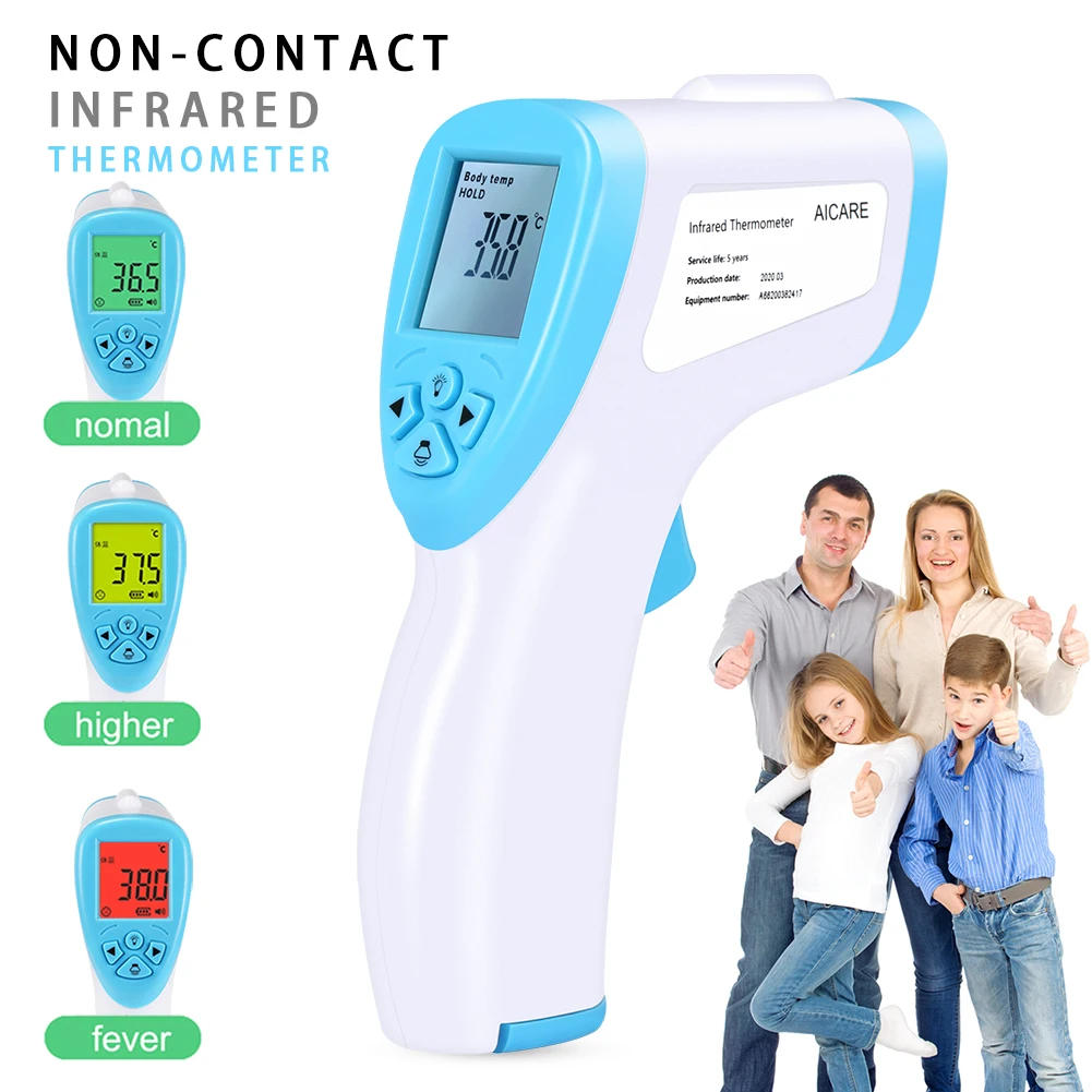 

Handheld Infrared Thermometer Temperature Meter Non-contact Forehead Measuring Adult Baby YH-17