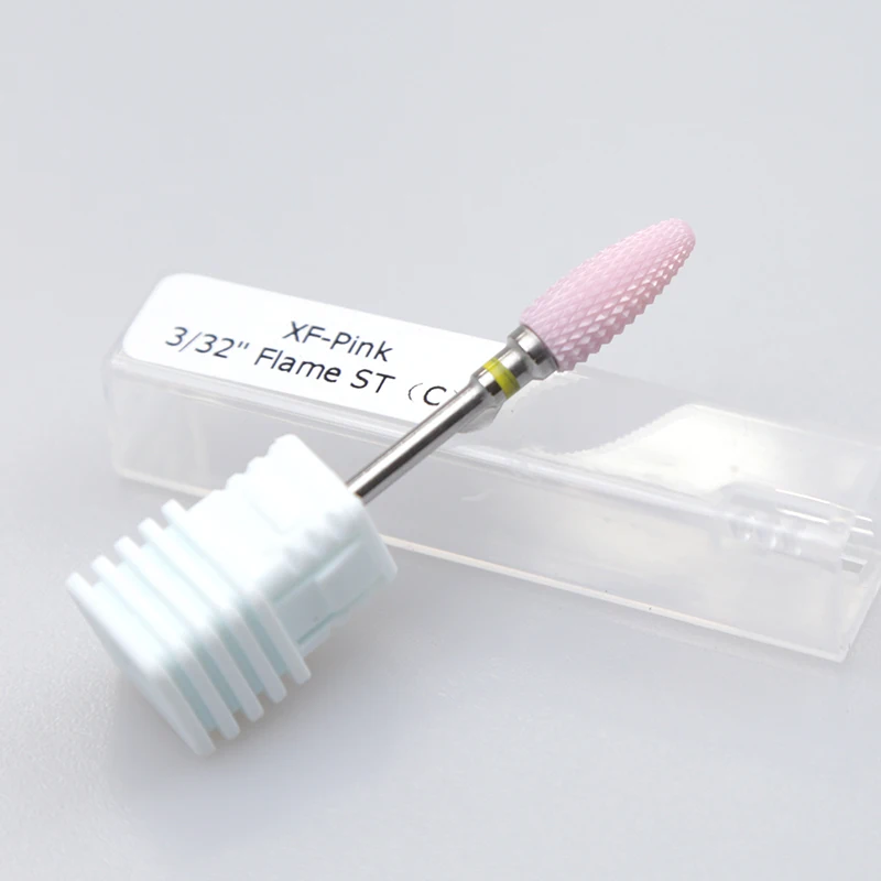 29 типов 3/3" Керамические сверла для ногтей для удаления кутикулы, фреза для маникюра, педикюра, сверлильный станок, аксессуары, инструменты для ногтей - Цвет: Pink XF