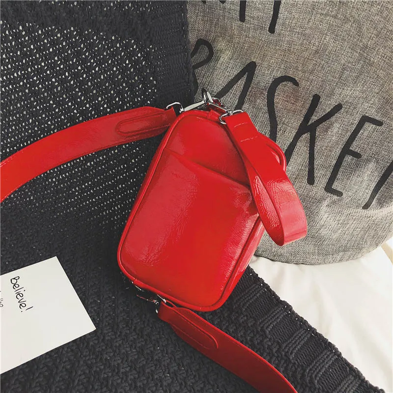 Rde Waist pack Новинка, Женская поясная сумка, Кожаная поясная сумка, красная набедренная сумка, высокое качество, сумка в виде банана, на плечо, Xie Na, знаменитостей, та же сумка в виде почек - Цвет: Rde Waist pack